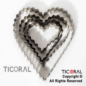 CORTANTE ORI 124 CORAZON EN ZIG ZAG X 4 x 1